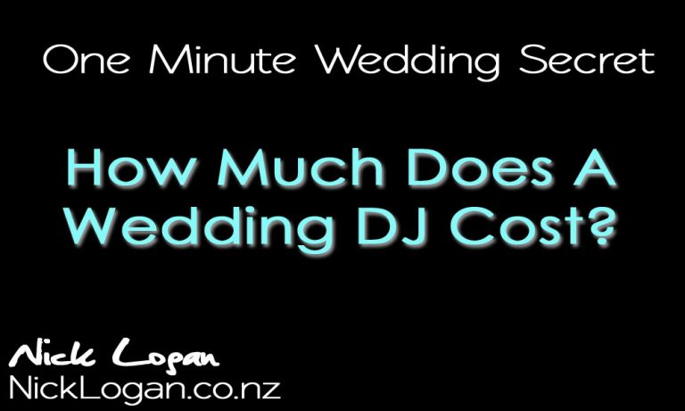 Before you ask “How much does a Wedding DJ cost?”