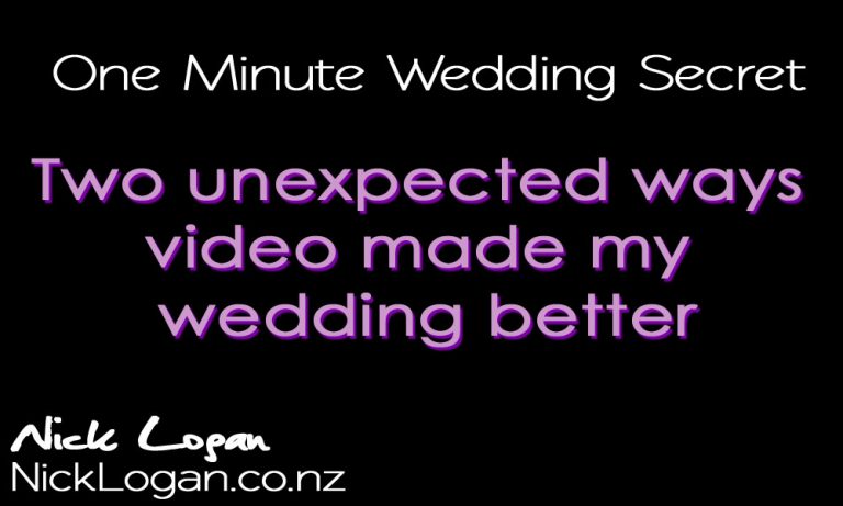 Find out why wedding video is so important.