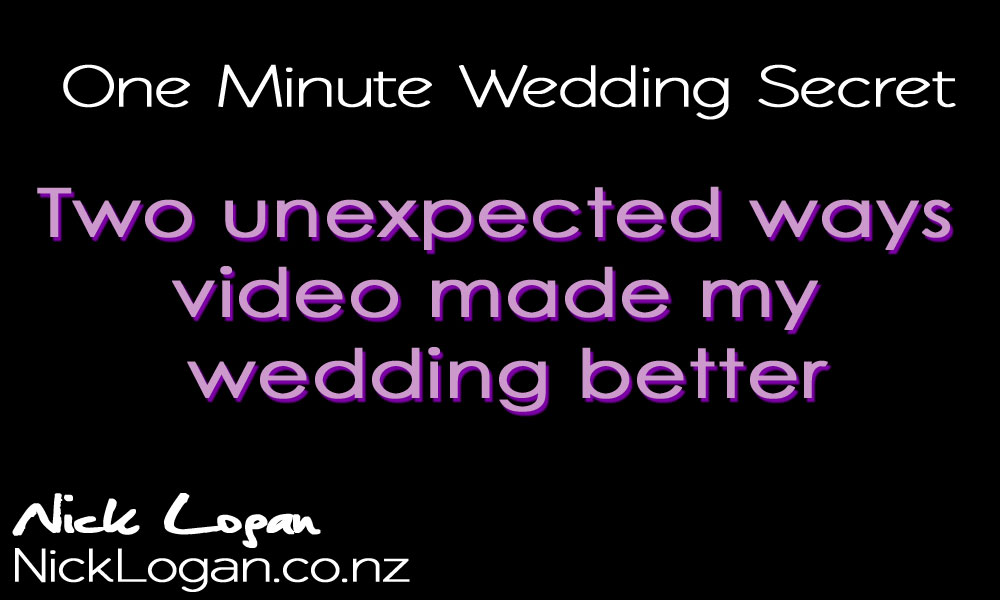 Find out why wedding video is so important.