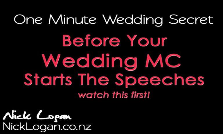 Before your wedding MC turns on the microphone for the speeches, watch this!