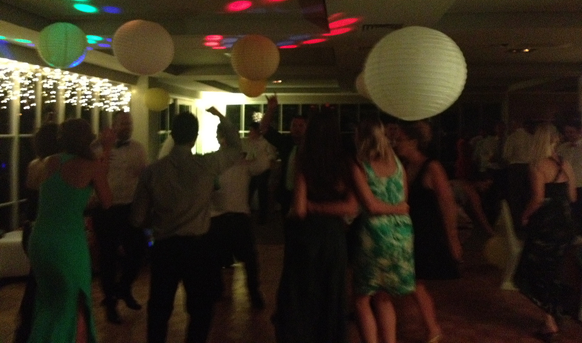 From the wedding dance floor at The Wharf Auckland
