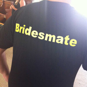Having a female bridesmaid isn't a law