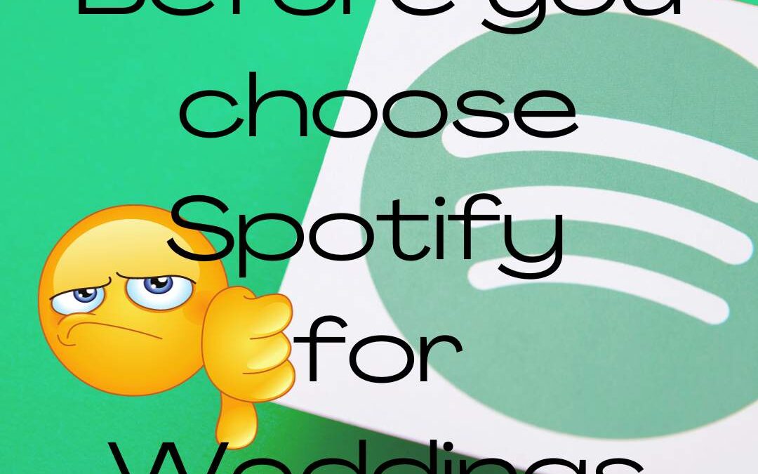 How to plan for a successful Spotify wedding playlist