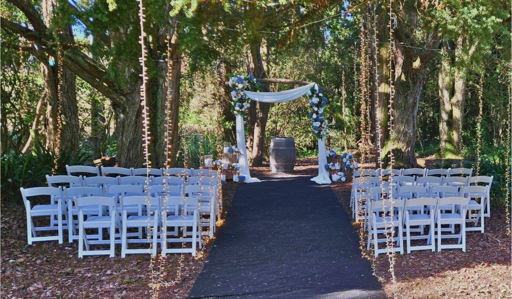 Kumeu Valley Estate wedding ceremony music Auckland outdoor forest