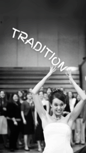 Can I skip the wedding bouquet toss and other traditions?