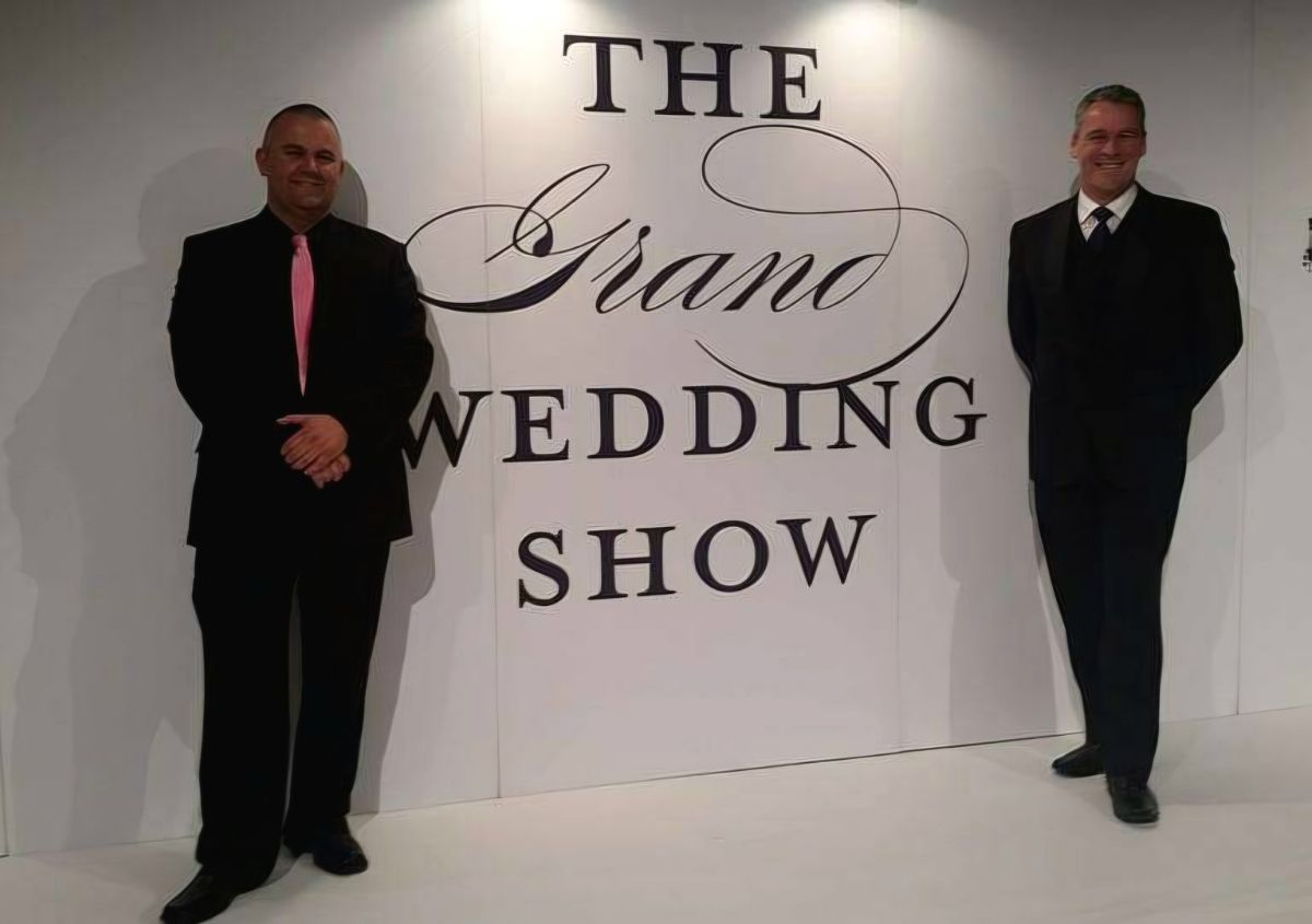 Nick Logan and Richard Mills at The Grand Wedding Show, Auckland