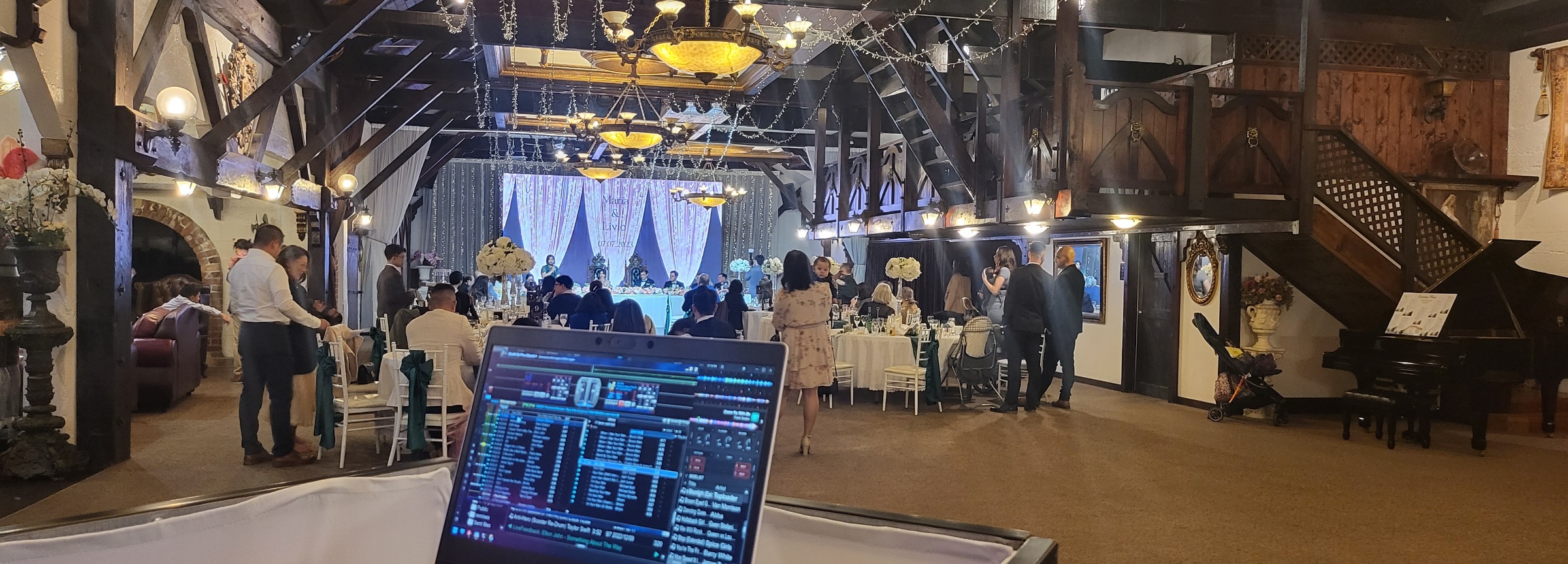 From the wedding dance floor at The Wharf Auckland