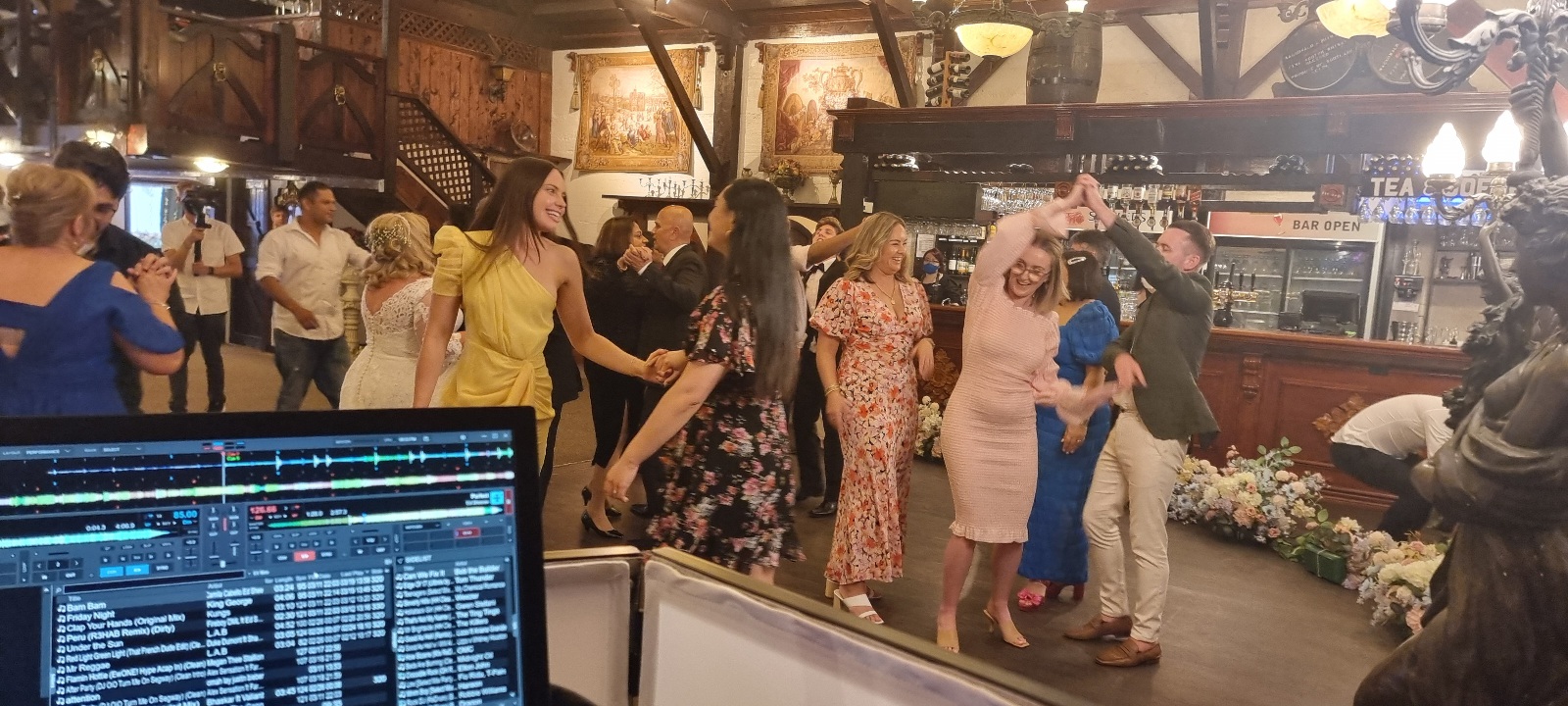 From the wedding dance floor at The Wharf Auckland