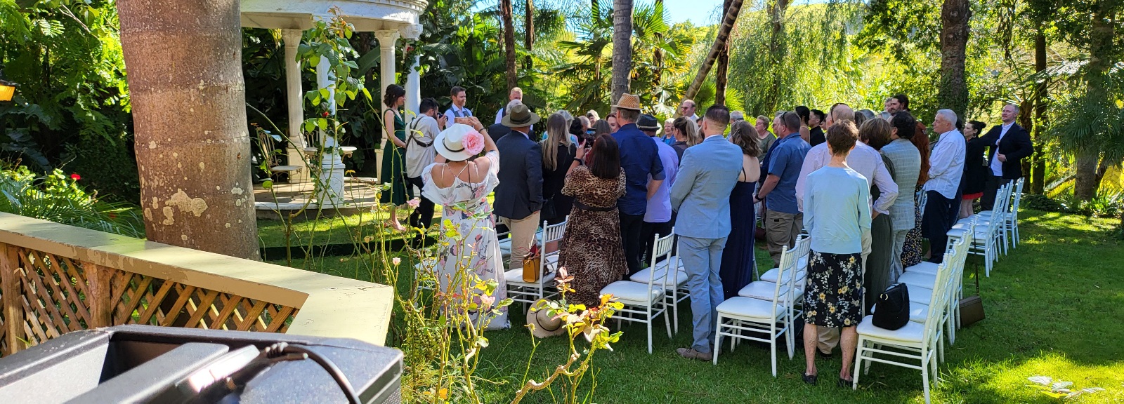 Settlers Auckland DJ wedding ceremony